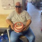 William H. Kirk (Harvey) celebrating his Birthday 