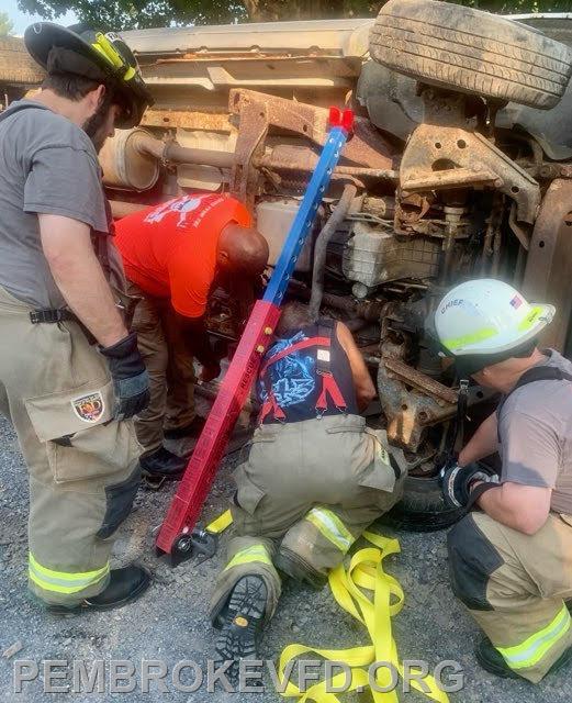 Vehicle stabilization using Rescue 42 struts