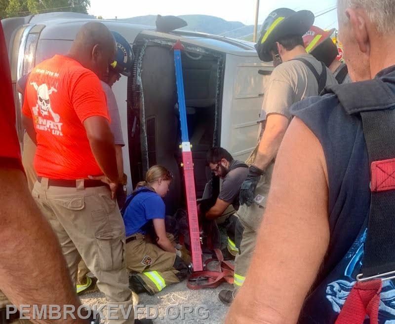 Vehicle stabilization using Rescue 42 struts
