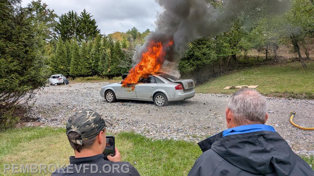 Arson Training held at New River Criminal Justice Training Academy and the Blacksburg Fire training center 