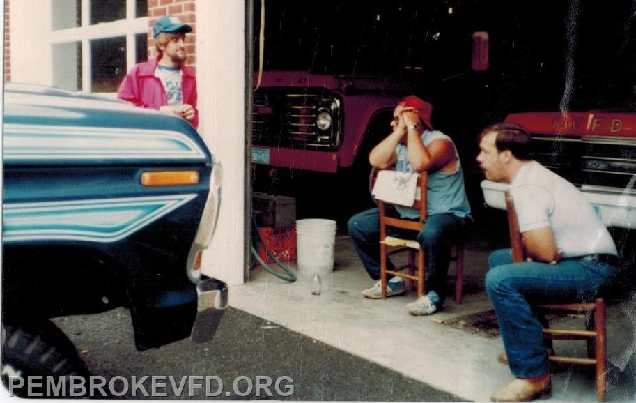Members Steve Atkins, Harvey Kirk, and Jerry Gautier 