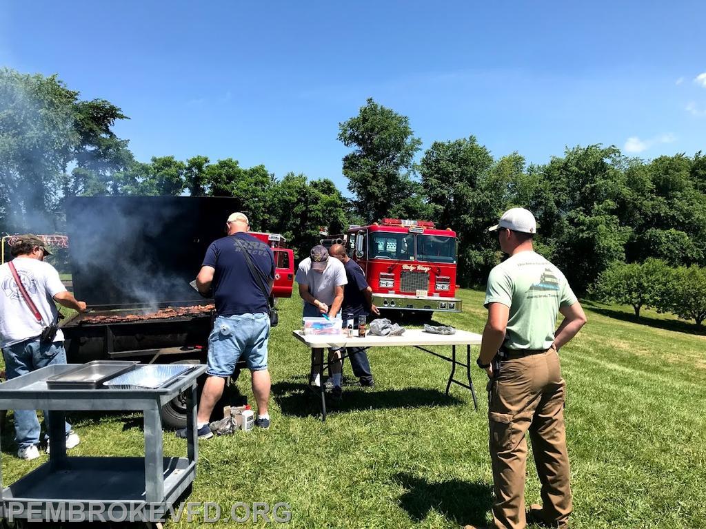 Annual cookout for EEMS 7th graders, faculty and staff