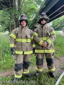 New apprentice members Carson Perdue and Jack Sadler